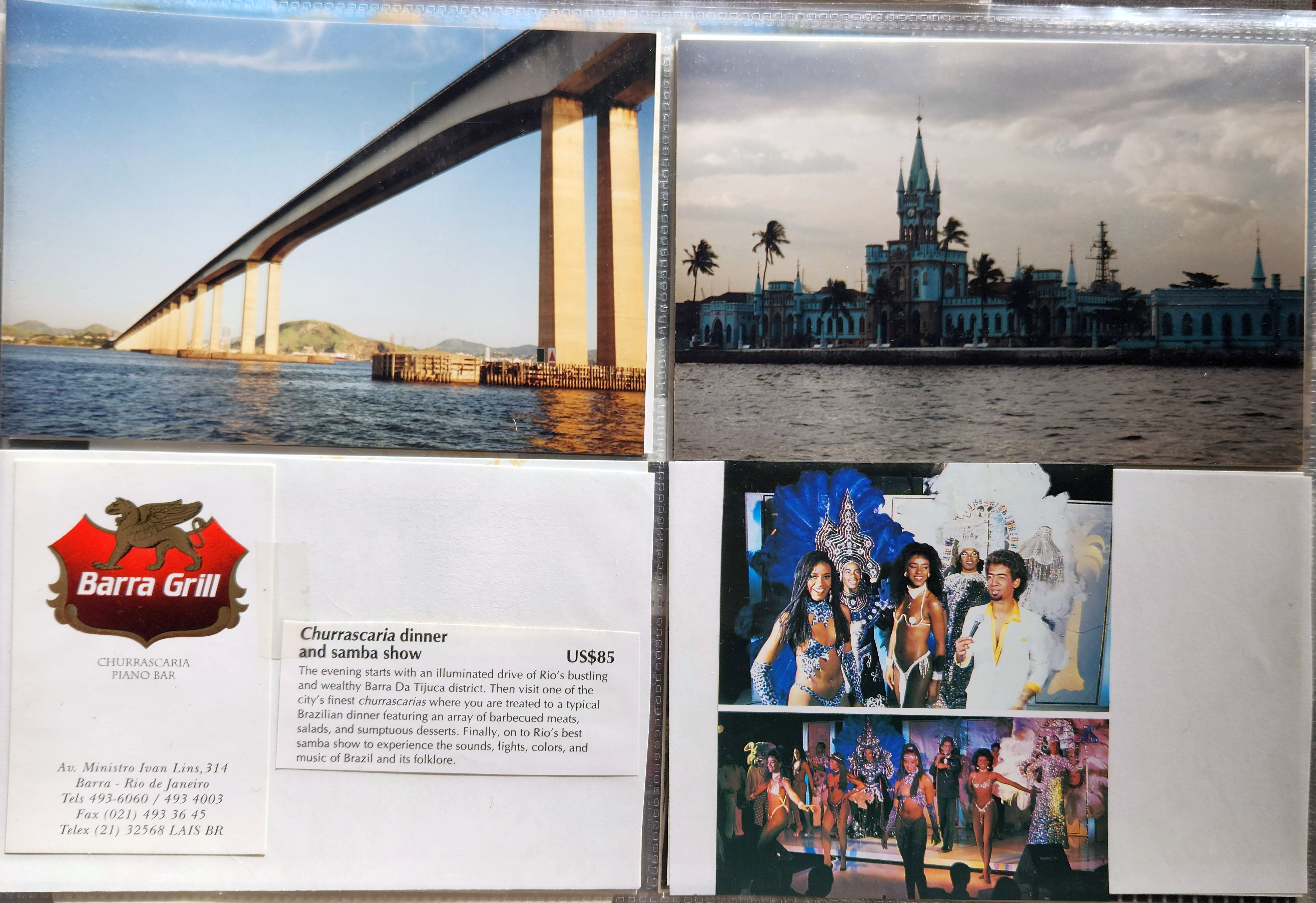 1997/1998 Suzanna Travels to South America