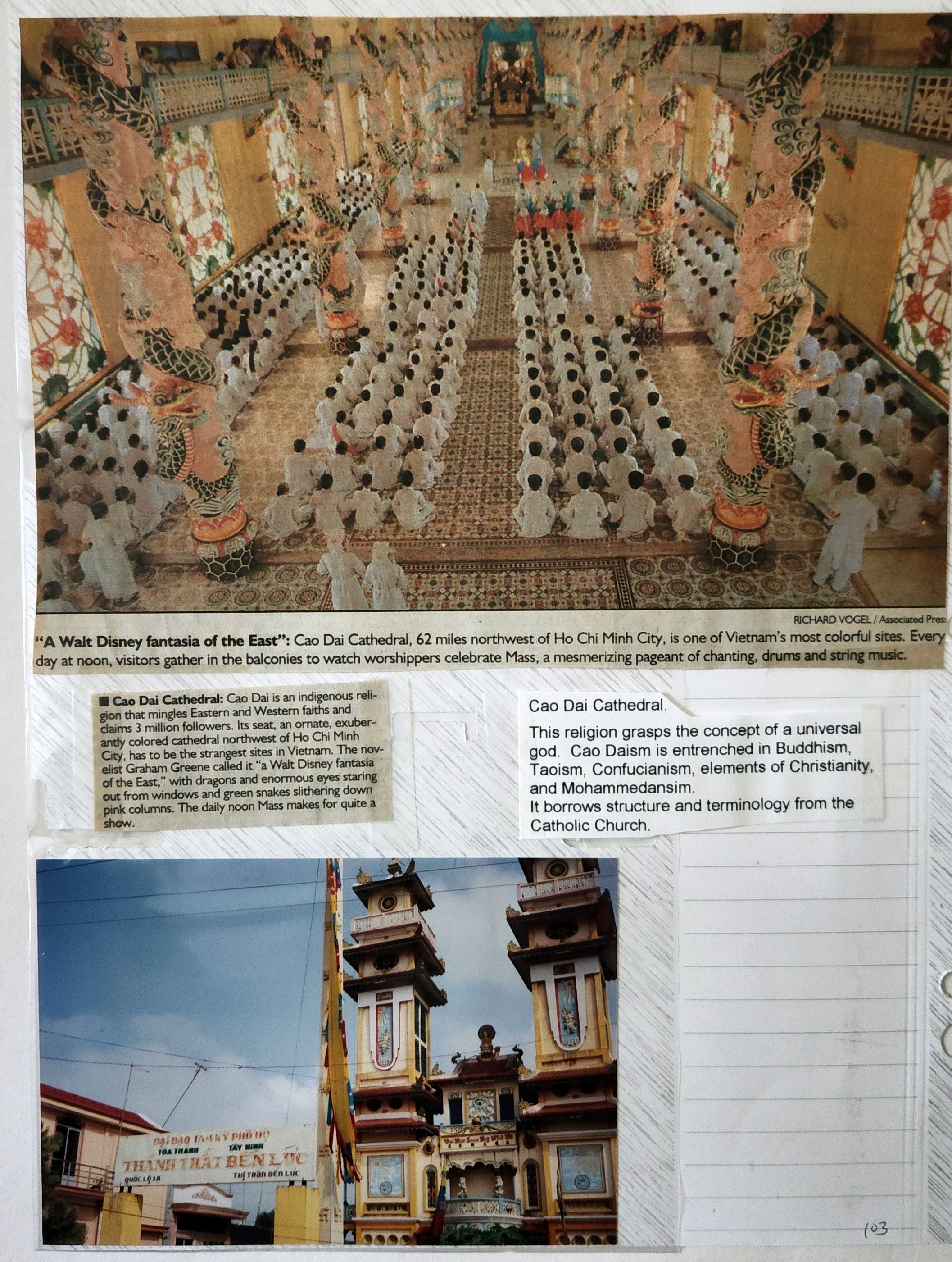 2001 Suzanna Travels to Vietnam and Cambodia