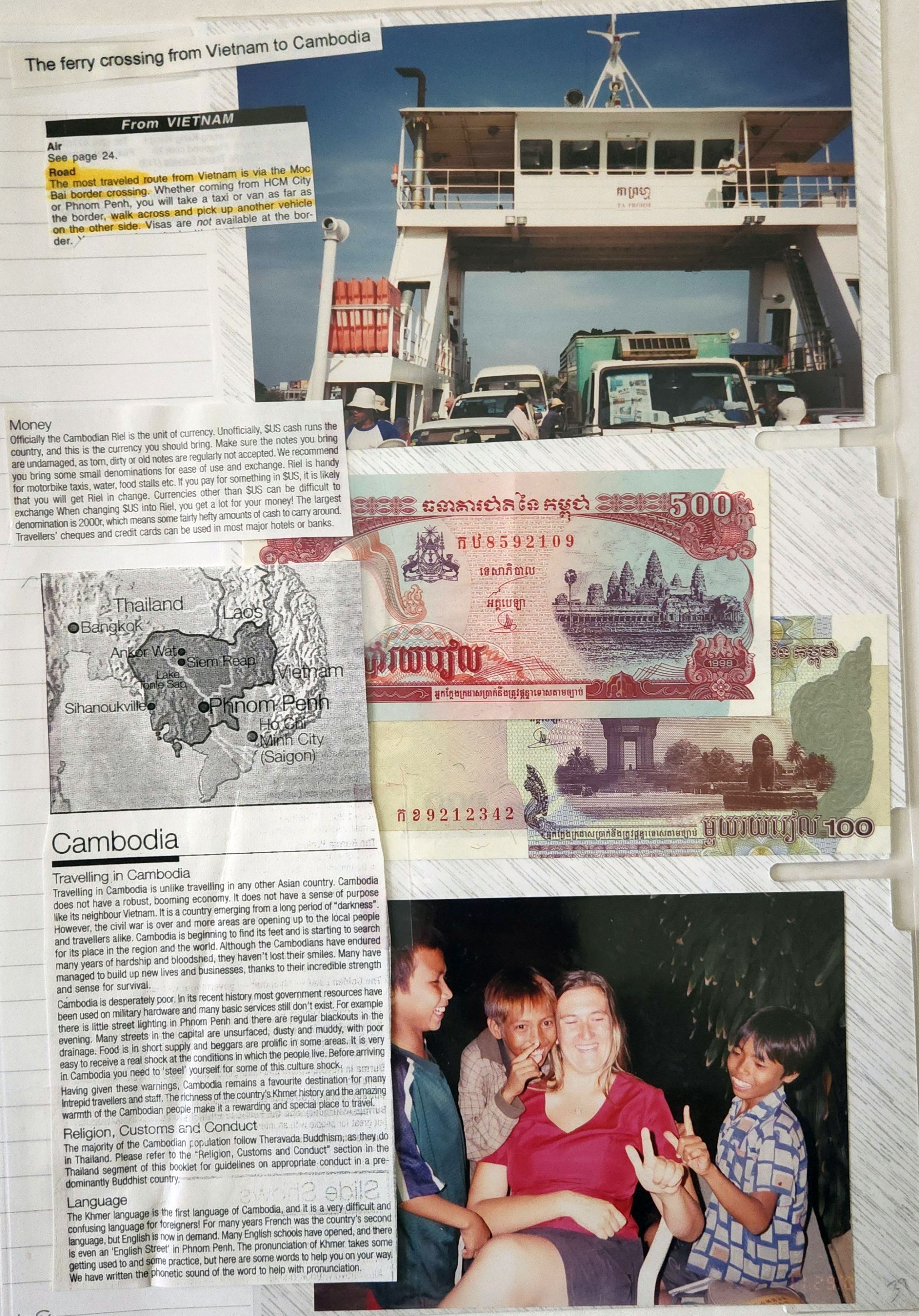 2001 Suzanna Travels to Vietnam and Cambodia