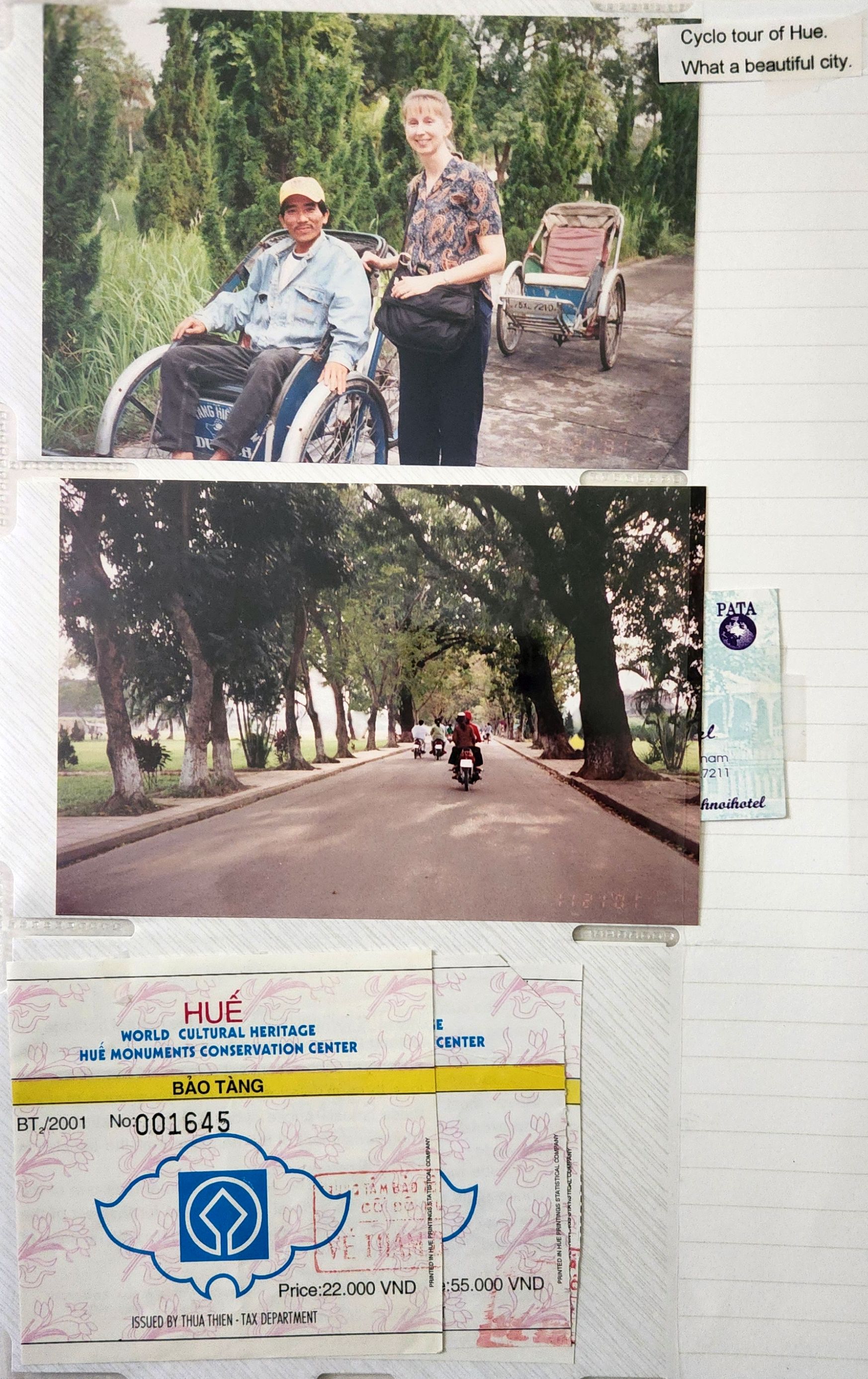 2001 Suzanna Travels to Vietnam and Cambodia